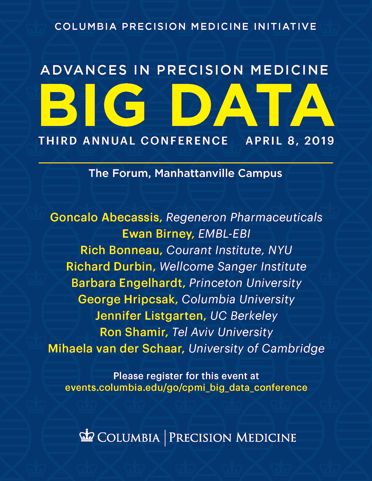 Columbia Precision Medicine Initiative Conference - Big Data